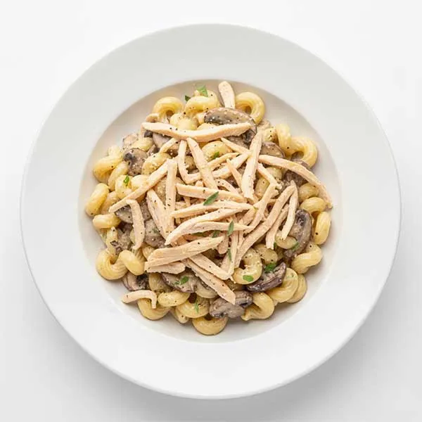 Sage Infused Chicken With Mixed Mushroom And Creamy Truffle Pasta